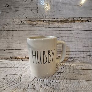 Rae Dunn "Hubby" Ceramic Coffee Mug